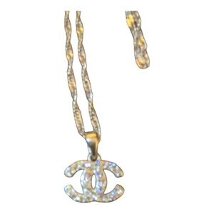 Chanel Necklace 17” silver chain